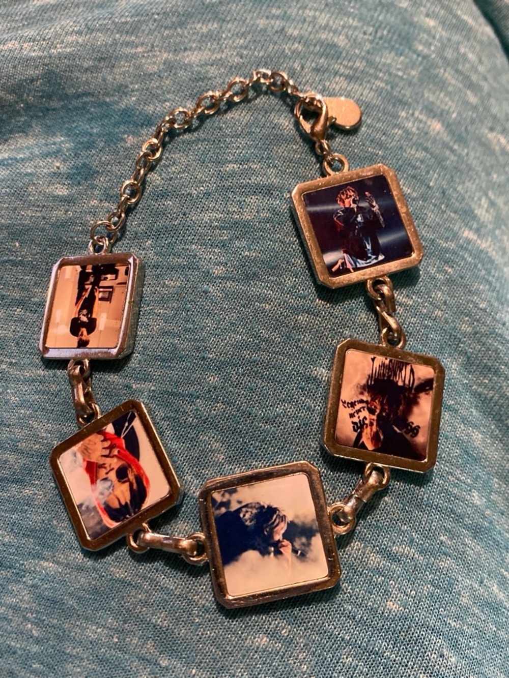 Silver-Tone Photo Tile Bracelet - Silver